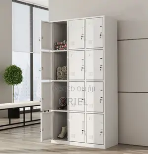Office Cabinet : 12 Door Staff Steel Locker Cabinet