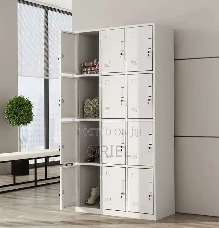 Office Cabinet : 12 Door Staff Steel Locker Cabinet