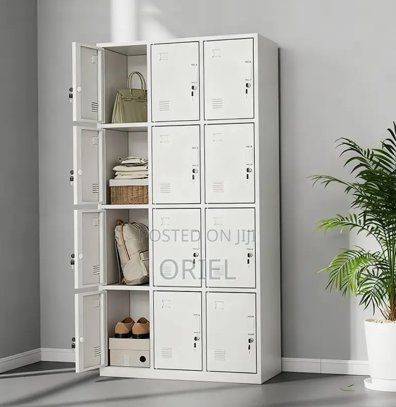 Office Cabinet : 12 Door Staff Steel Locker Cabinet