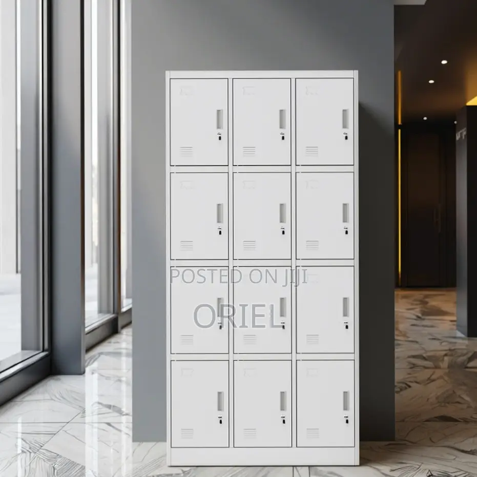 Office Cabinet : 12 Door Staff Steel Locker Cabinet