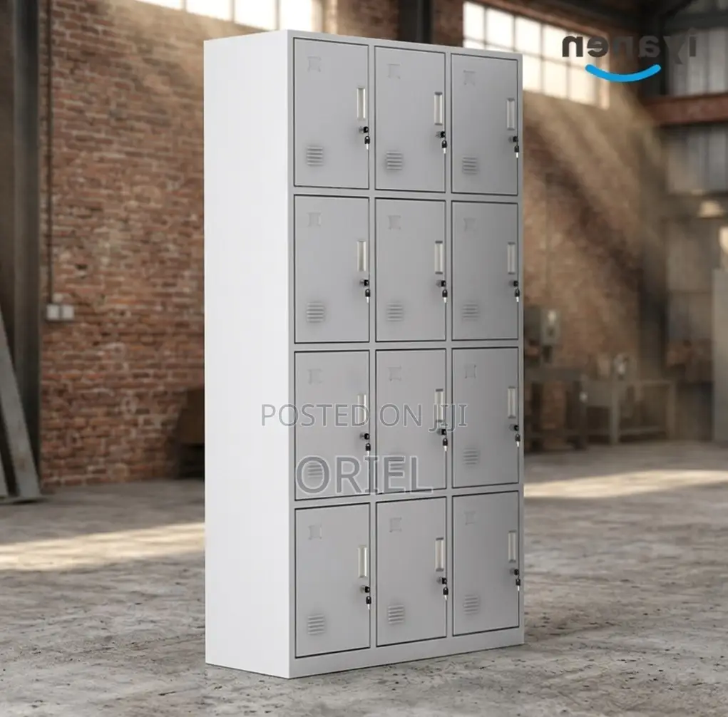 Office Cabinet : 12 Door Staff Steel Locker Cabinet