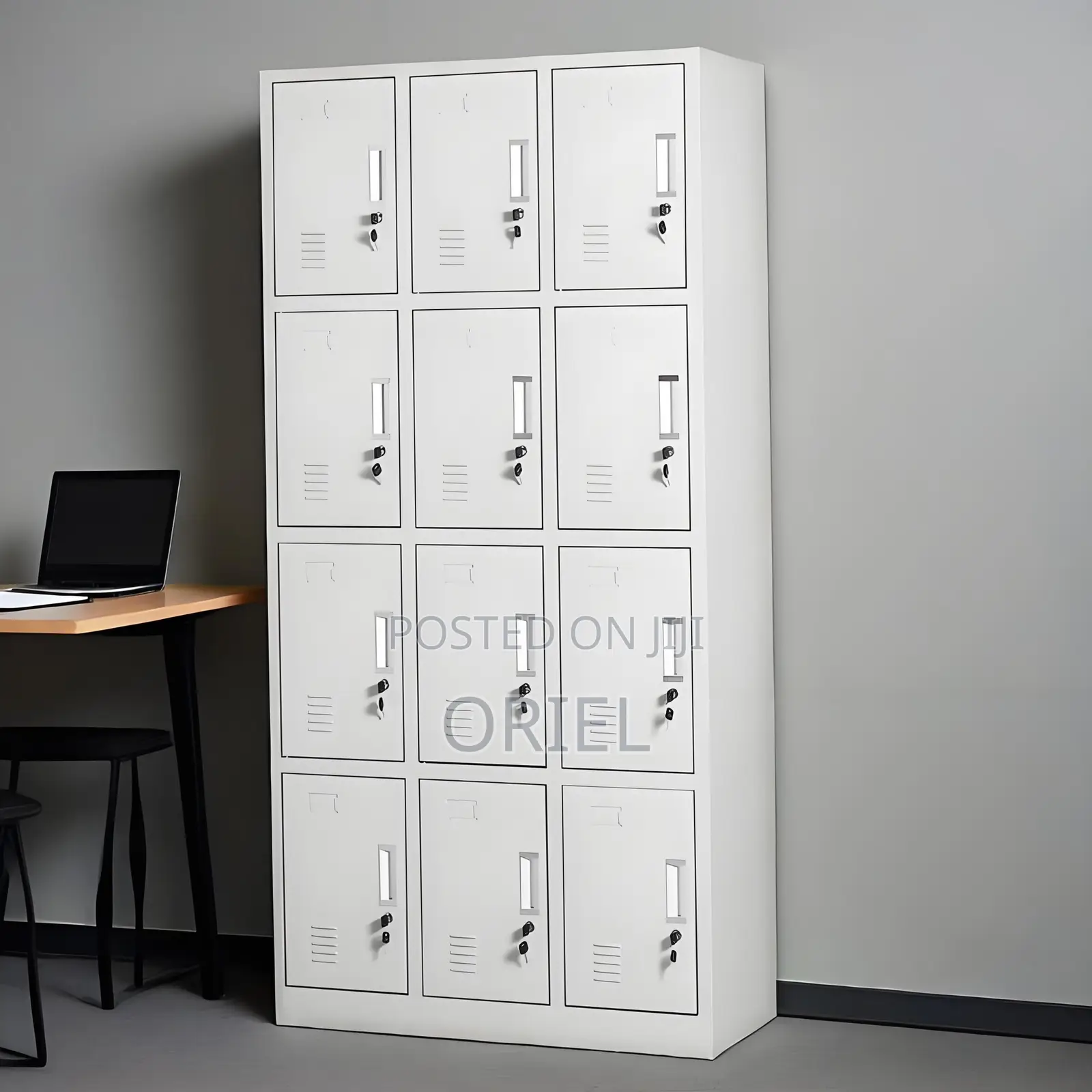Office Cabinet : 12 Door Staff Steel Locker Cabinet