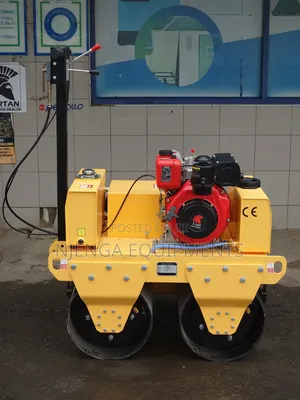 Walk-Behind Double Drum Road Roller (5.5 HP Engine)