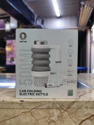 Green Lion Car Folding Electric Kettle