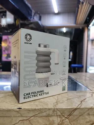 Green Lion Car Folding Electric Kettle