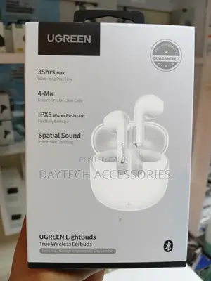 The UGREEN LightBuds True Wireless Earbuds in White