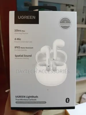 The UGREEN LightBuds True Wireless Earbuds in White