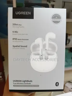 The UGREEN LightBuds True Wireless Earbuds in White