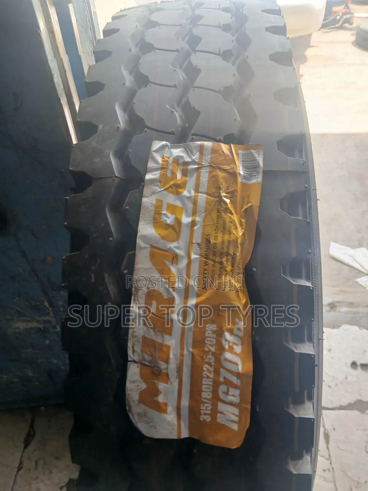 315/80r22.5 Mirage