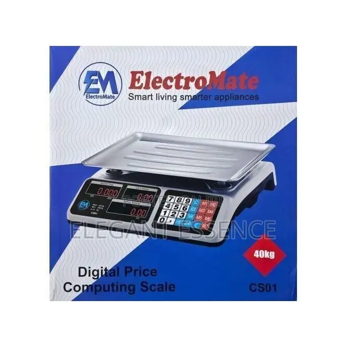 ElectroMate 40kg Armless Digital Weighing Scale Machine