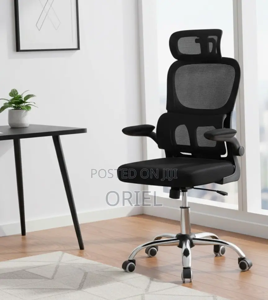 Office Chair : Adjustable Armrest Computer Office Ergonomic Chair