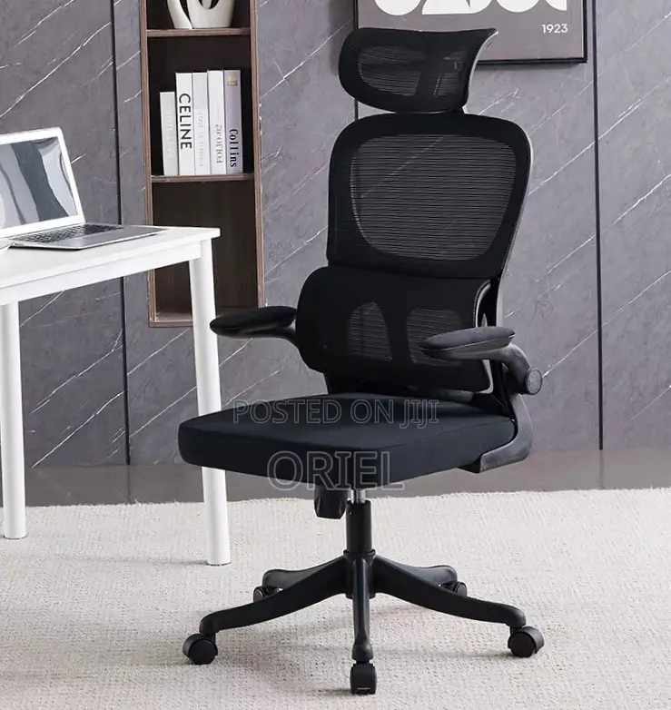Office Chair : Adjustable Armrest Computer Office Ergonomic Chair