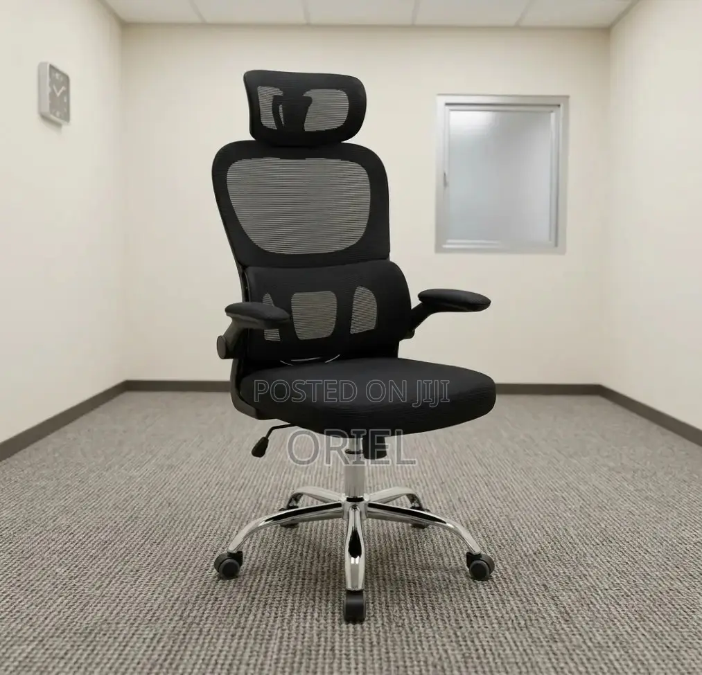 Office Chair : Adjustable Armrest Computer Office Ergonomic Chair