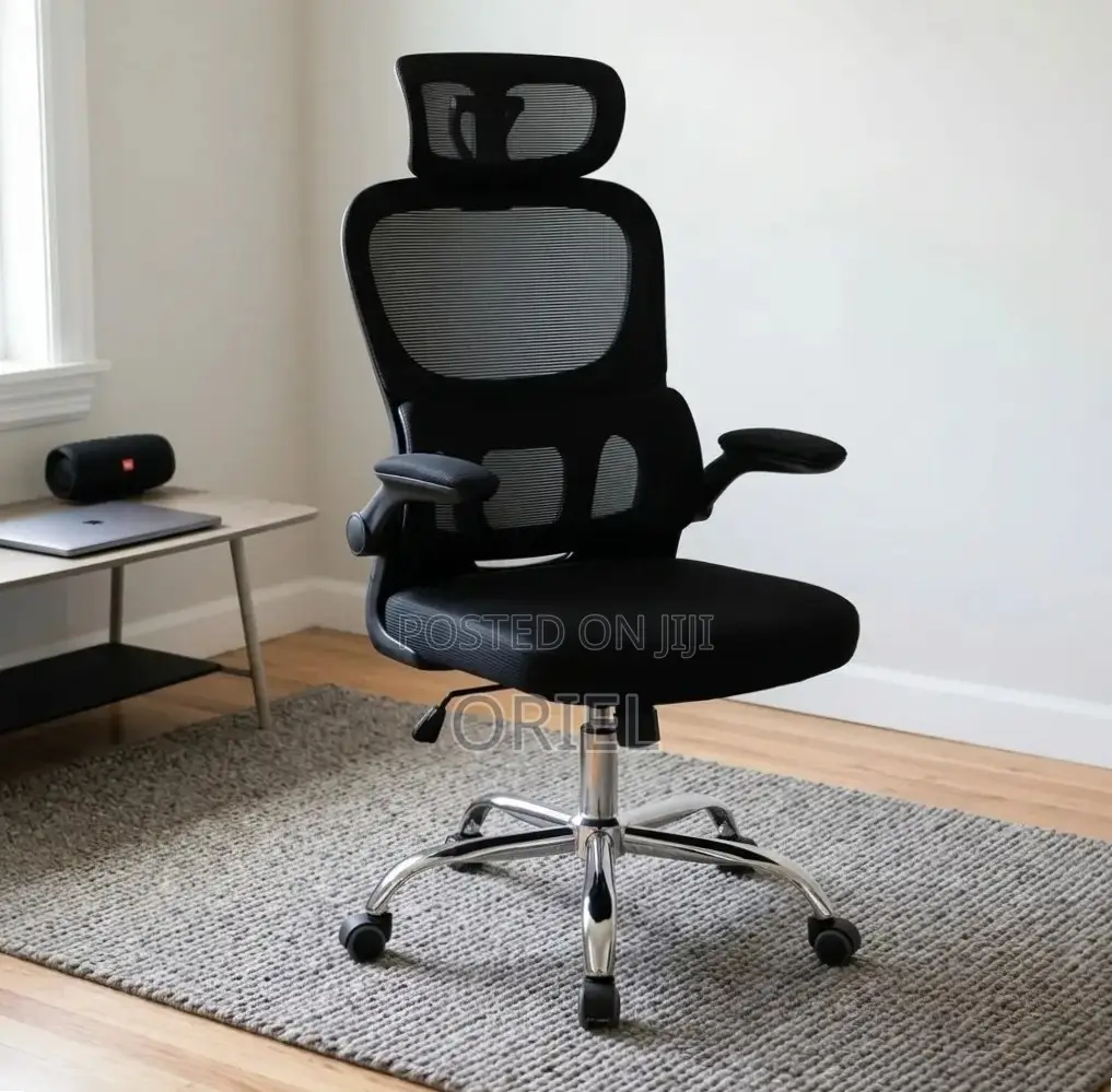 Office Chair : Adjustable Armrest Computer Office Ergonomic Chair