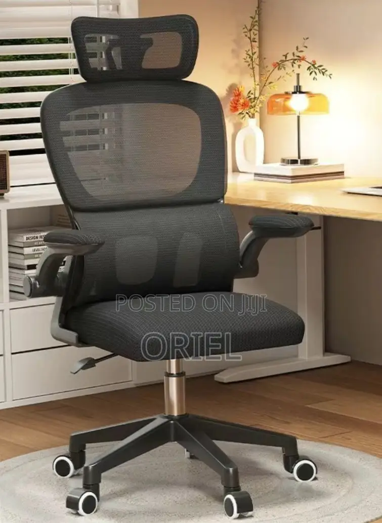 Office Chair : Adjustable Armrest Computer Office Ergonomic Chair