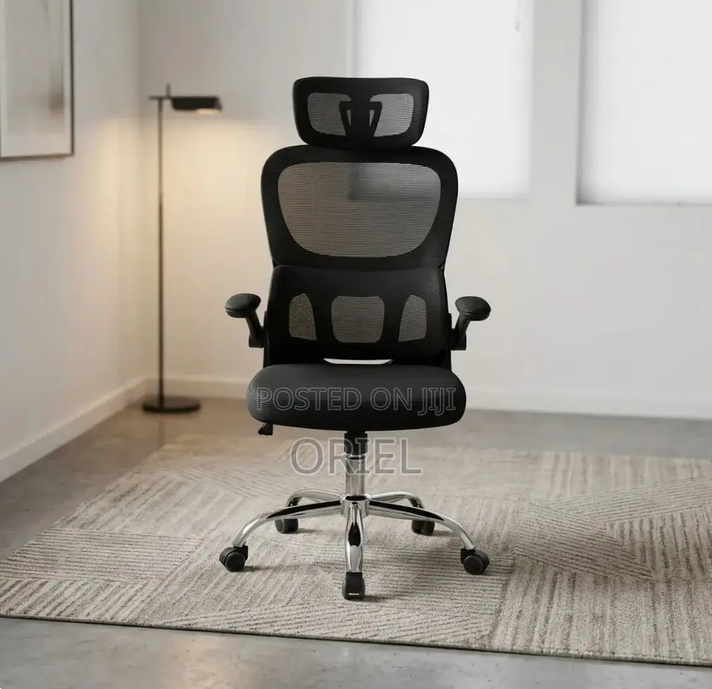 Office Chair : Adjustable Armrest Computer Office Ergonomic Chair