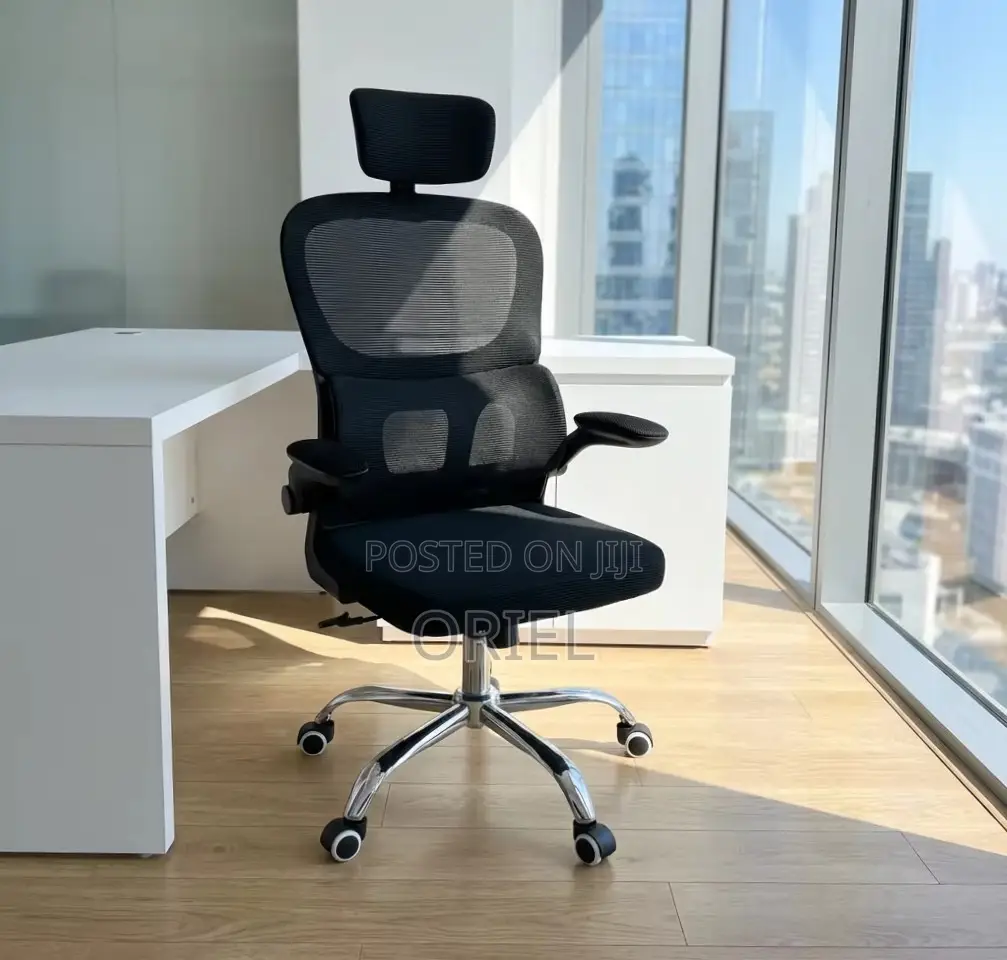 Office Chair : Adjustable Armrest Computer Office Ergonomic Chair