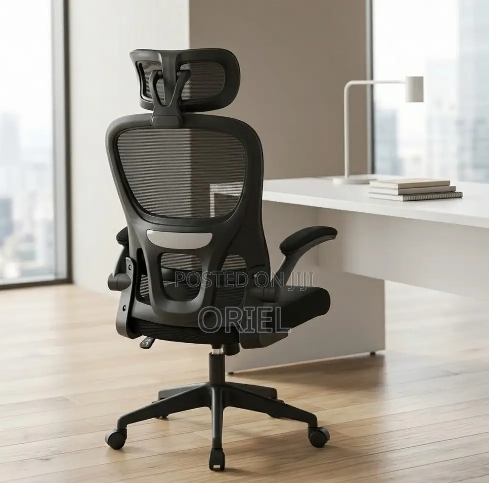 Office Chair : Adjustable Armrest Computer Office Ergonomic Chair