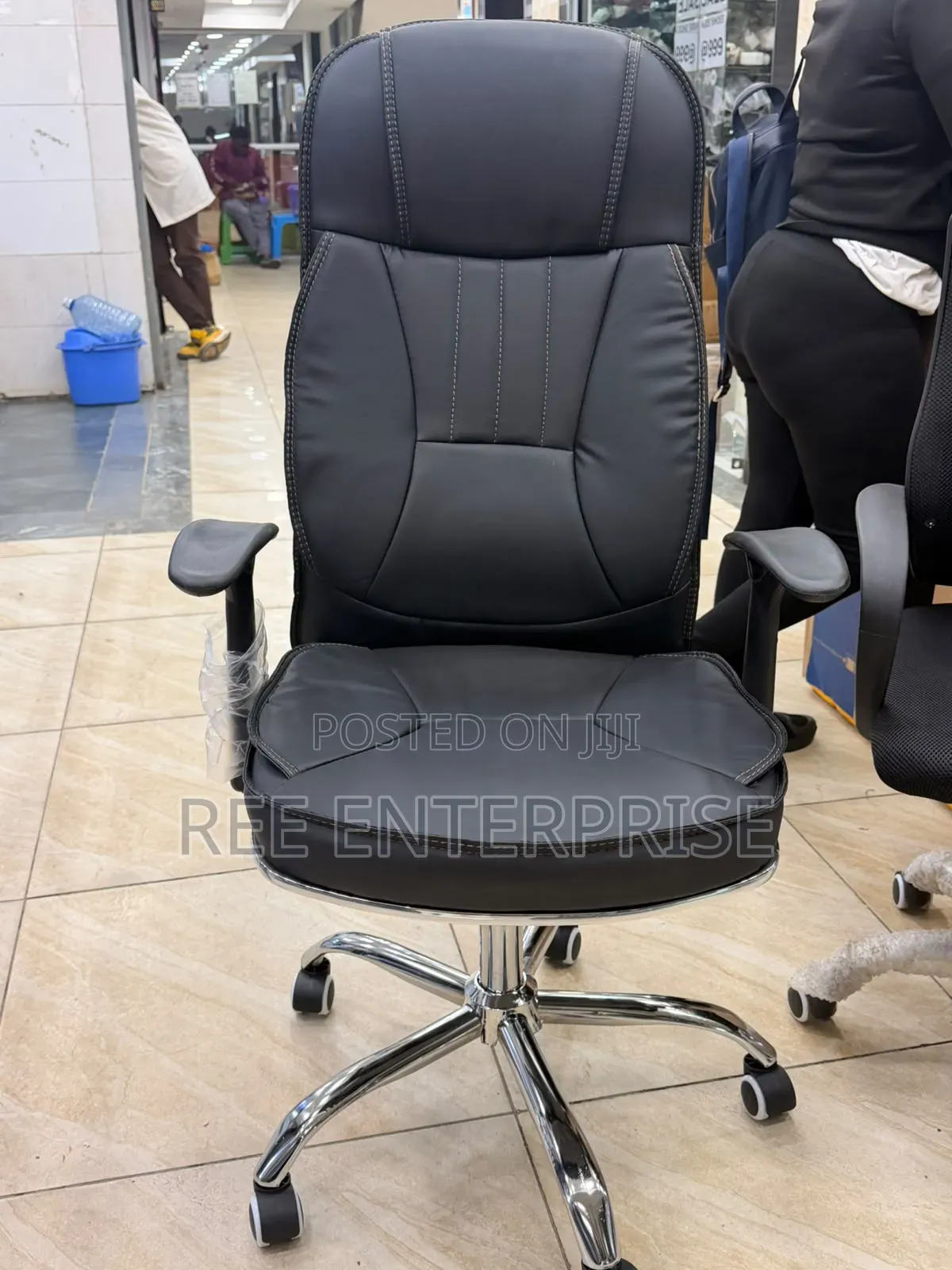 Executive Leather Office Chair ~ High Back 
 L
