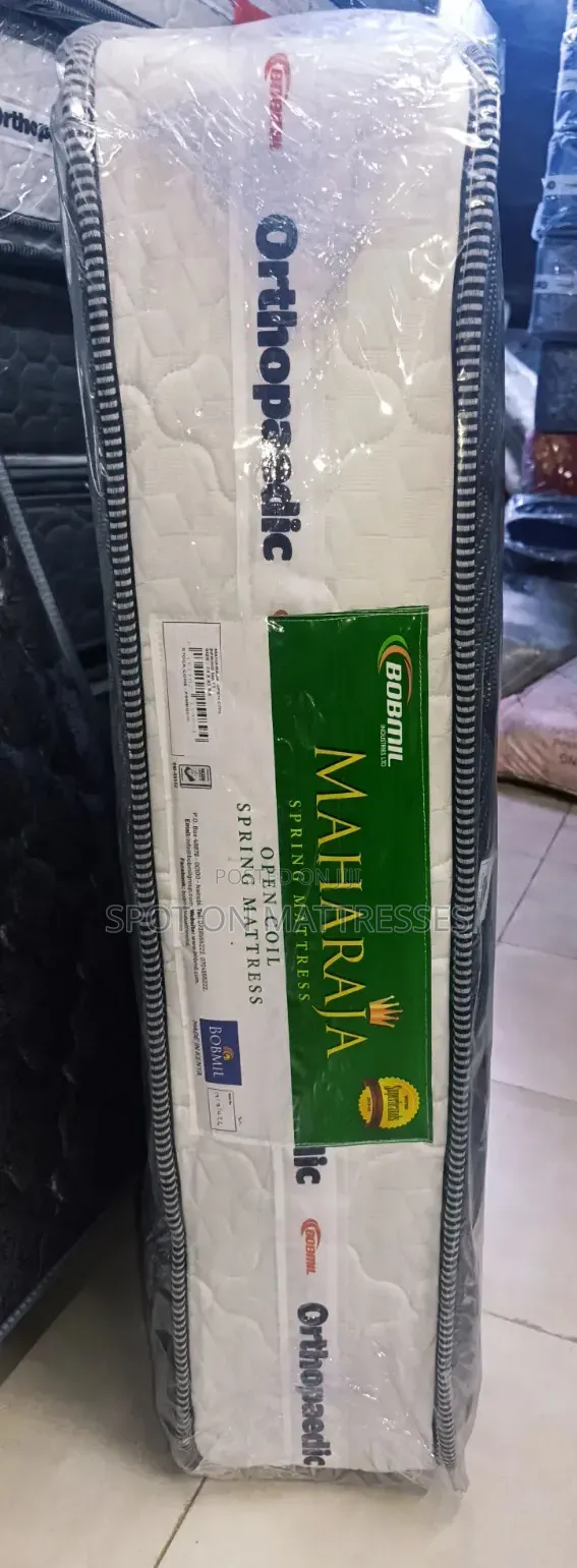 Offer! 4x6x8 Bobmil Maharaja Orthopedic Spring Mattress. Free Delivery