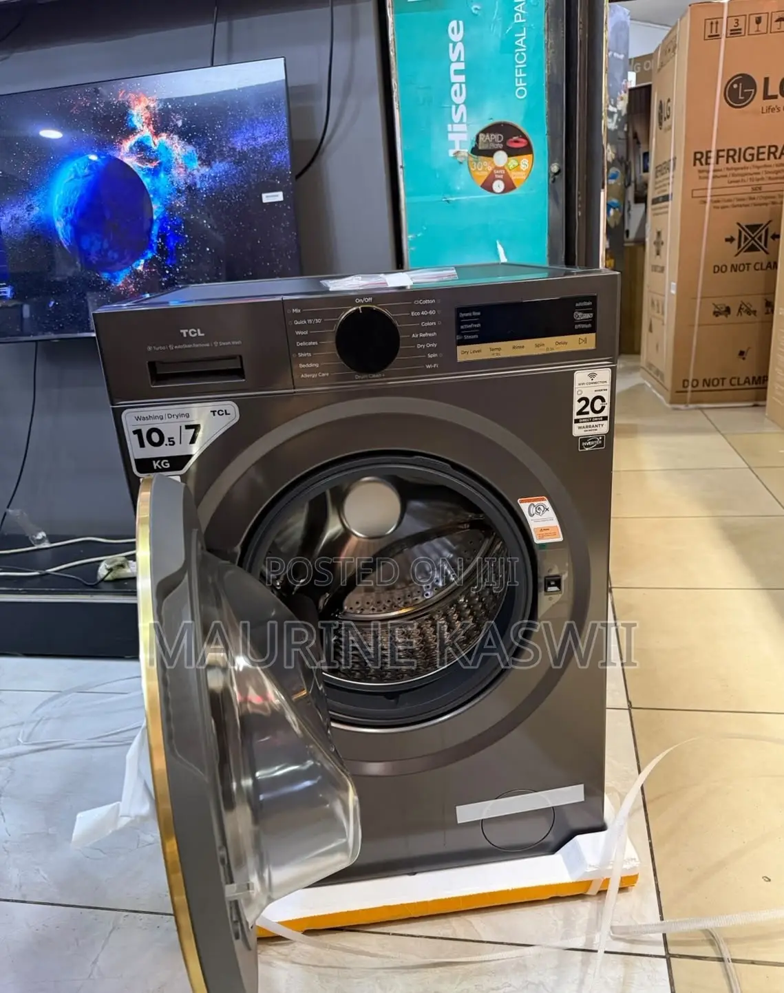 TCL C7110wdg 10kg Wash /7kg Dry Capacity Dd Inverter