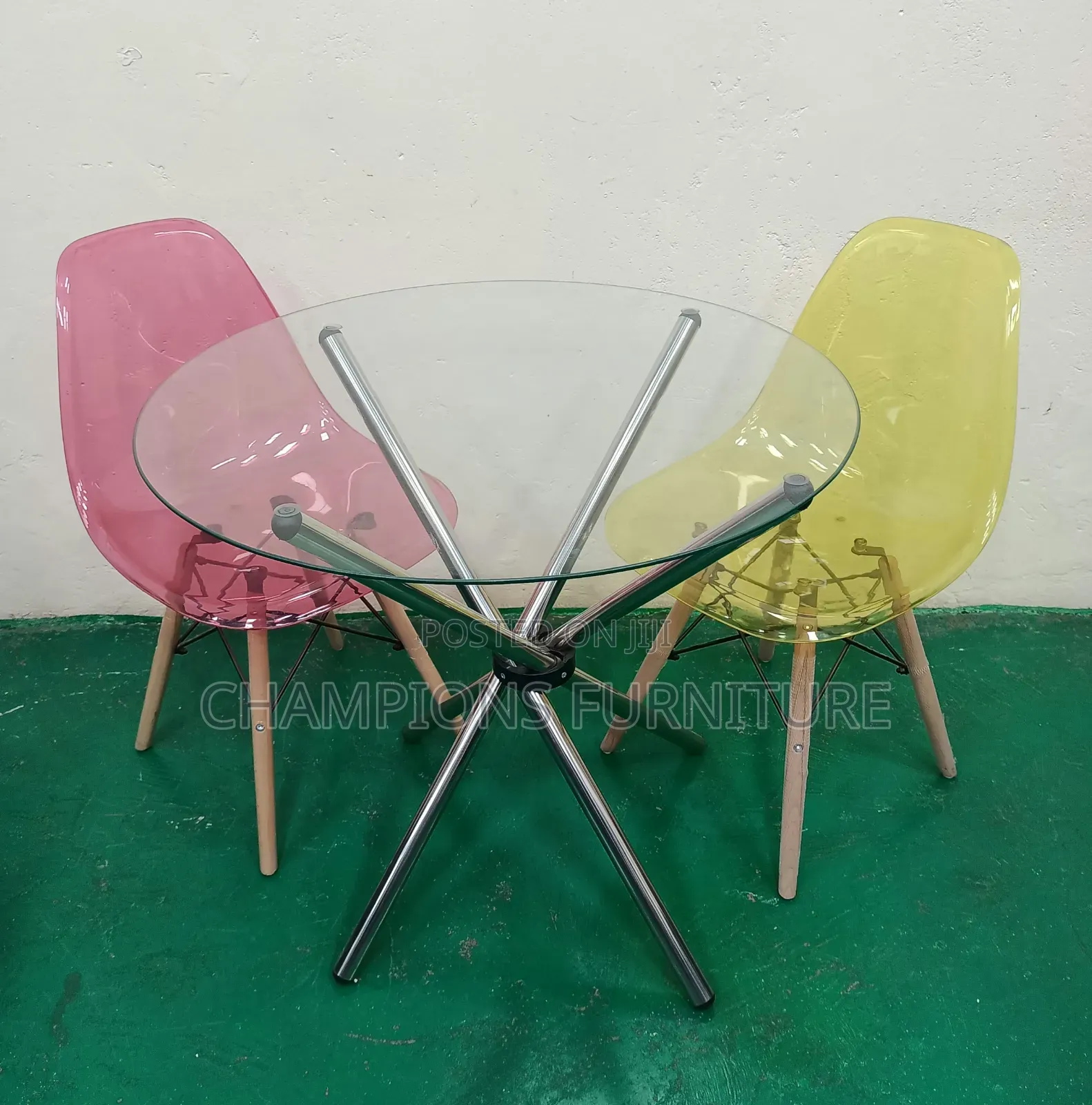 3-Piece Acrylic Bistro Set