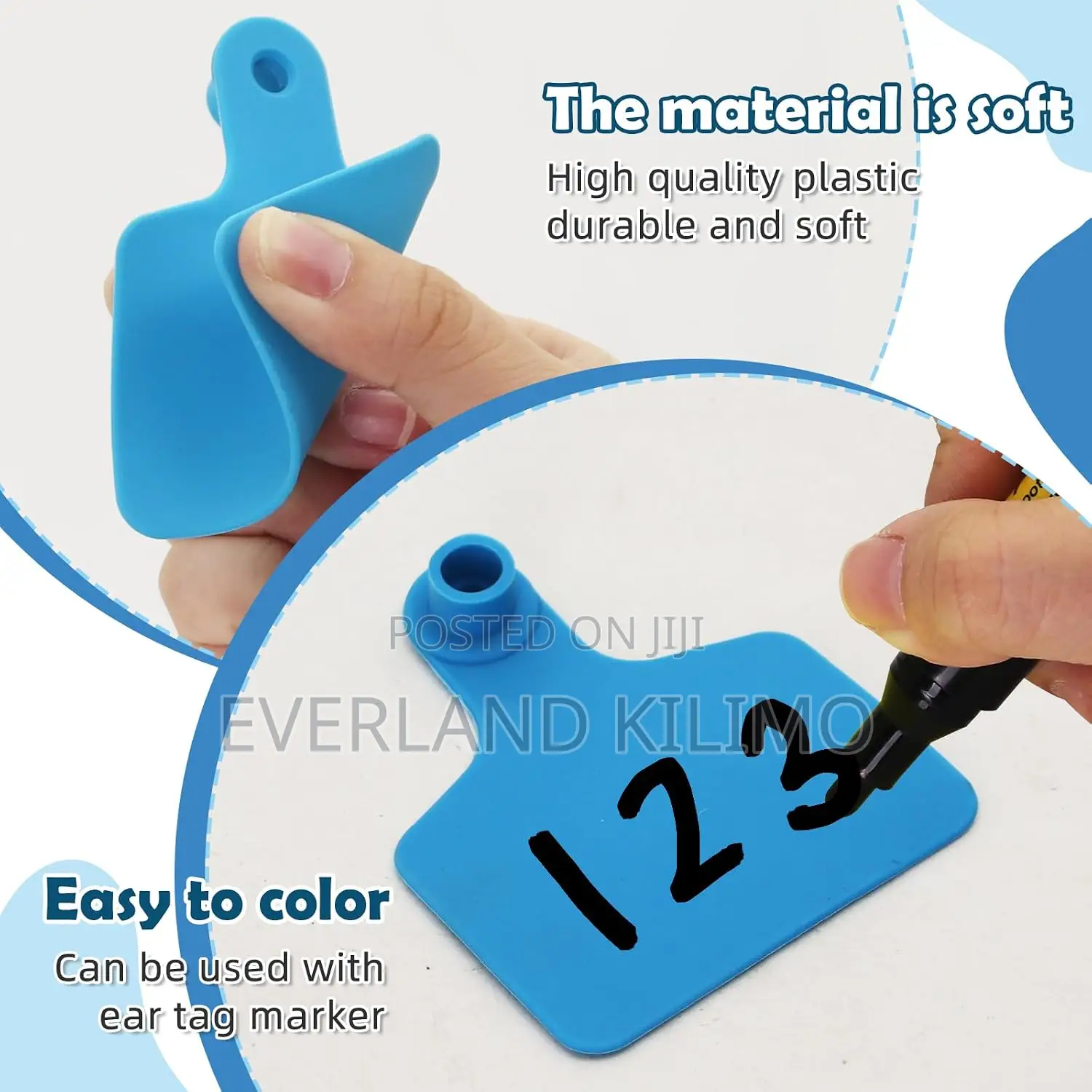 Farm Number Ear Tag - Medium