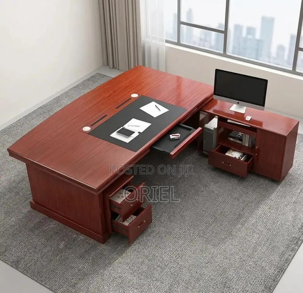 Office Desk : Executive 180CM Mahogany Table
