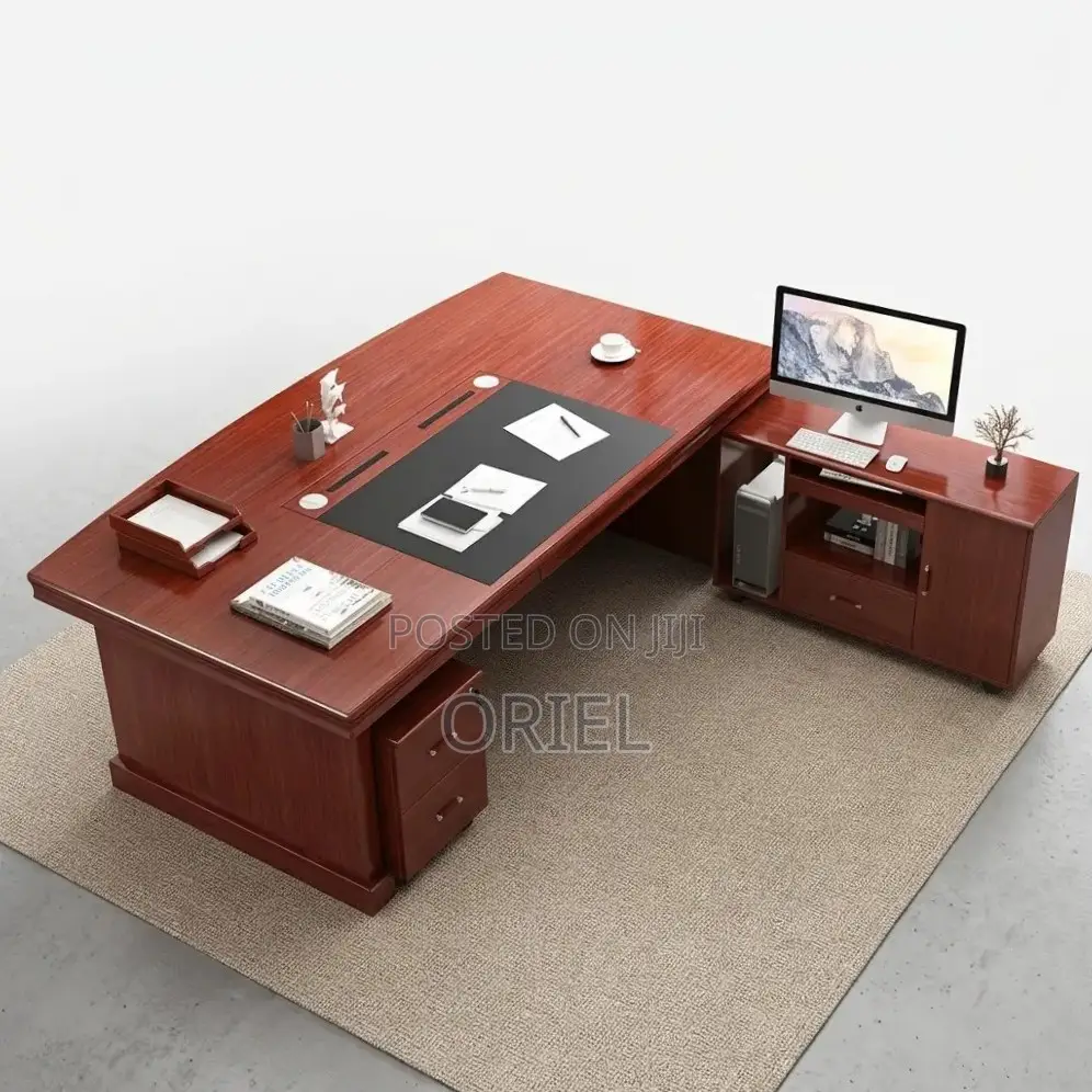 Office Desk : Executive 180CM Mahogany Table