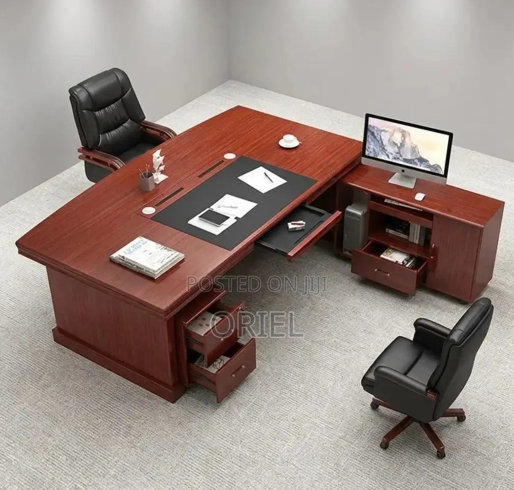 Office Desk : Executive 180CM Mahogany Table