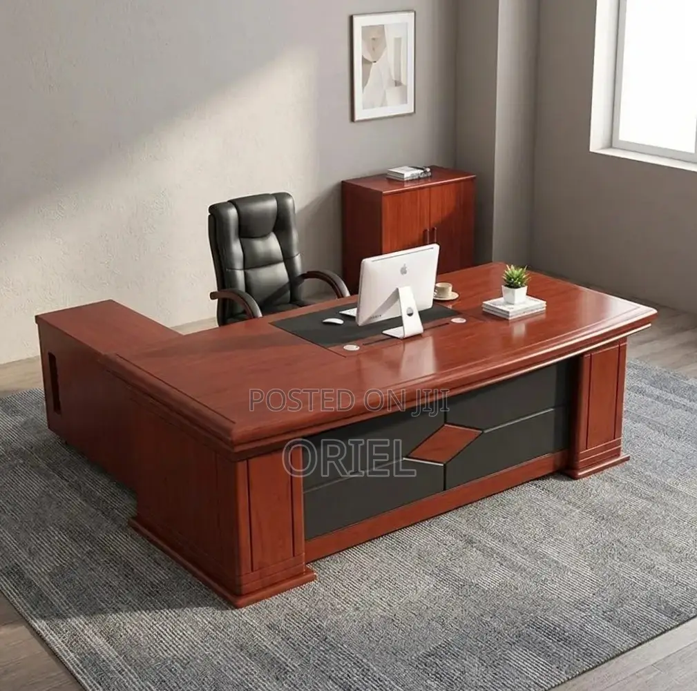 Office Desk : Executive 180CM Mahogany Table