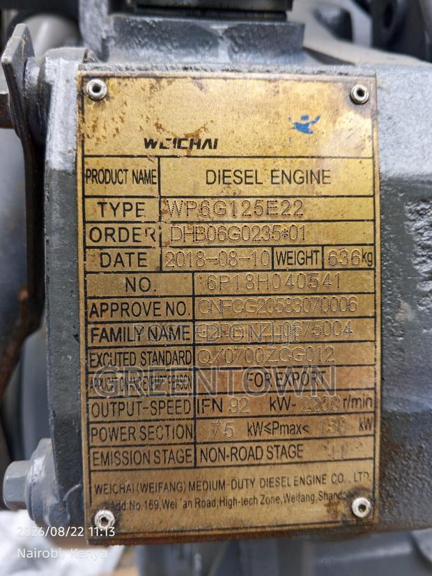WEICHAI WP6G125E22 Diesel Engine - thumbnail 6