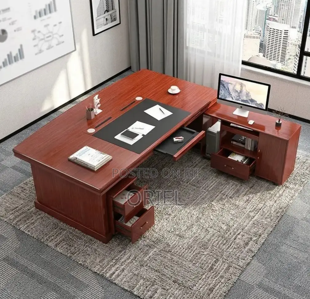 Office Desk : Executive 180CM Mahogany Table