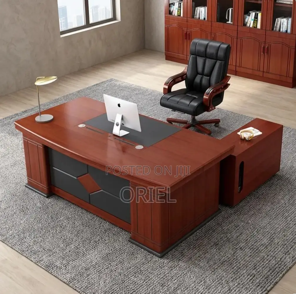 Office Desk : Executive 180CM Mahogany Table