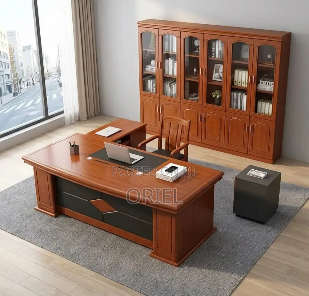 Office Desk : Executive 180CM Mahogany Table