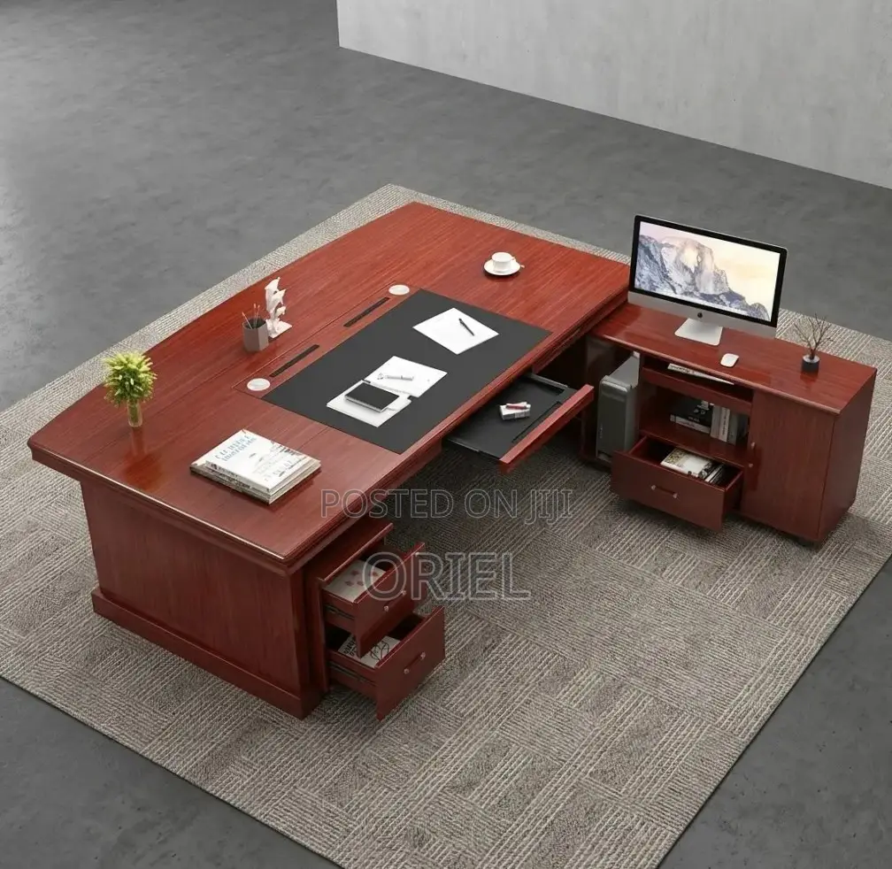 Office Desk : Executive 180CM Mahogany Table