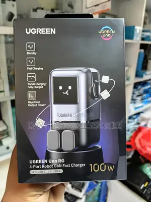 UGREEN Uno RG 4-Port Robot GaN Fast Charger 100W,