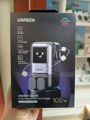 UGREEN Uno RG 4-Port Robot GaN Fast Charger 100W,