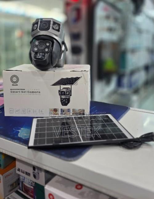 Smart Net V380 Dual Lens 4G Solar Security Camera – Outdoor PTZ CCTV