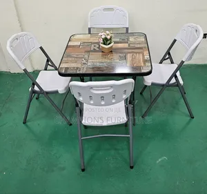 Rustic 5-Piece Outdoor Dining Set