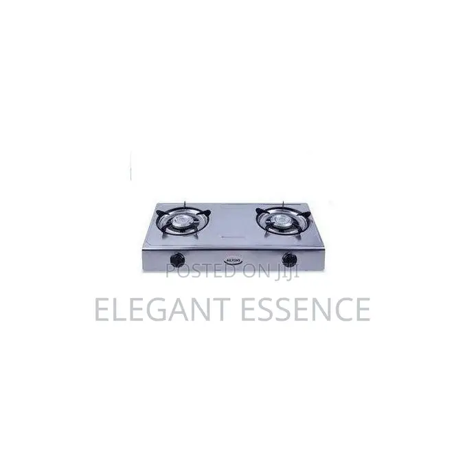AILYONS 2 Burner Cooktop Stainless Steel Gas Cooker With Auto Ignition