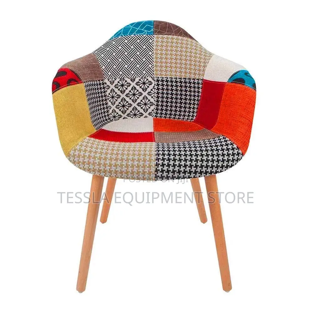 Willow Modern Fabric Eiffel Base Accent Side Chair