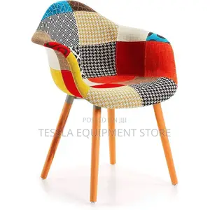 Willow Modern Fabric Eiffel Base Accent Side Chair