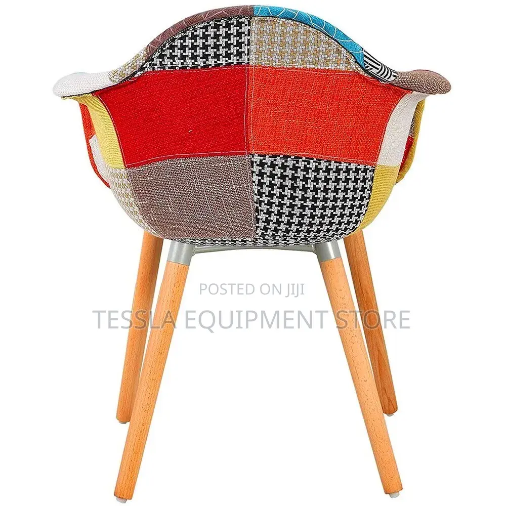 Willow Modern Fabric Eiffel Base Accent Side Chair