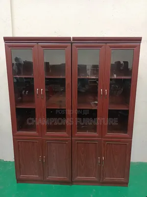 2-Door Mahogany Files Cabinet