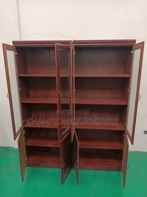 2-Door Mahogany Files Cabinet