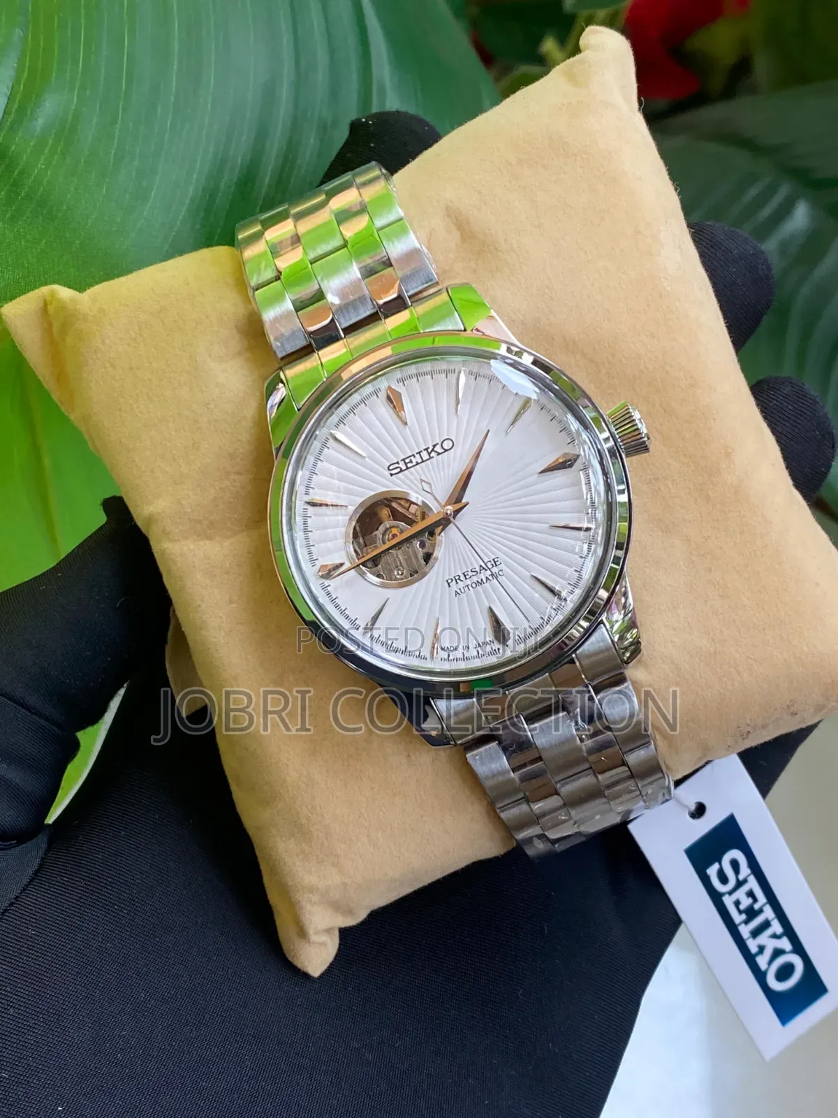 White Face Seiko Presage Stainless Steel Automatic Gents Watch