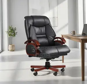 Office Chair : Ergonomic Recliner Manager Leather Chair