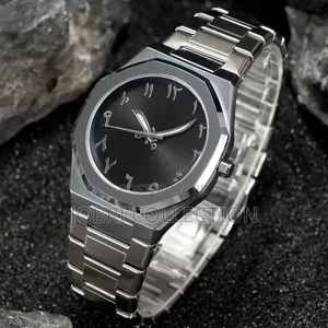 Silver Arabic Aura Gents Watch