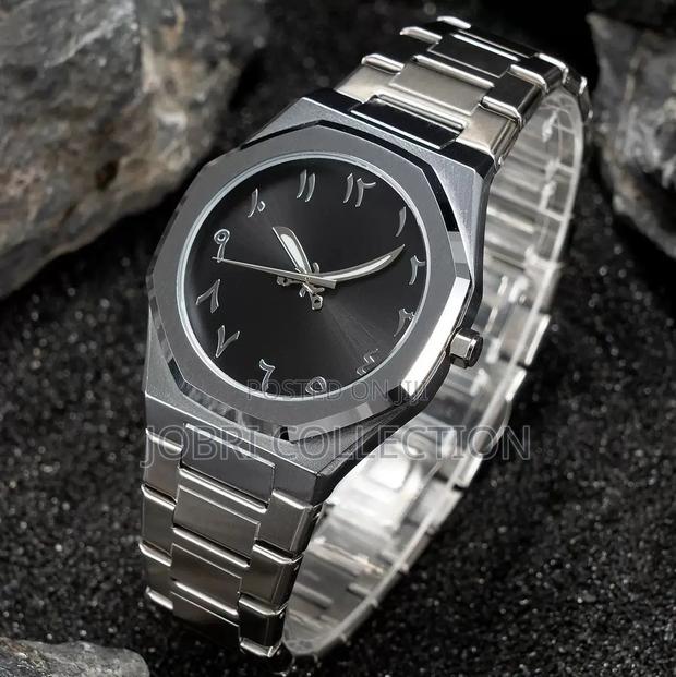 Silver Arabic Aura Gents Watch - thumbnail 2